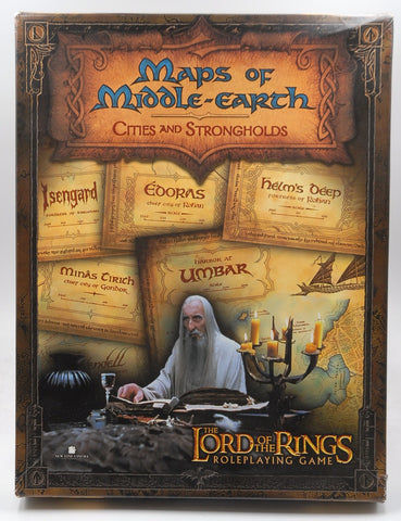 Maps of Middle-Earth: Cities and Strongholds (The Lord of the Rings Roleplaying Game), by Decipher RPG