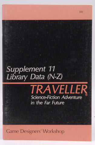 Traveller Supplement 11: Library Data (N-Z), by Game Designers' Workshop