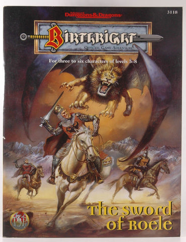 The Sword of Roele (AD&D/Birthright Adventure), by Baur, Wolfgang
