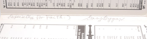 Gary Gygax Autographed A Challenge of Arm's Module, by Staff, Gary Gygax