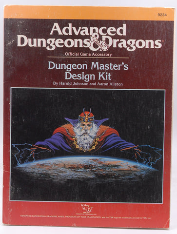 Dungeon Master's Design Kit (Advanced Dungeons & Dragons Accessory), by Harold Johnson, Aaron Allston
