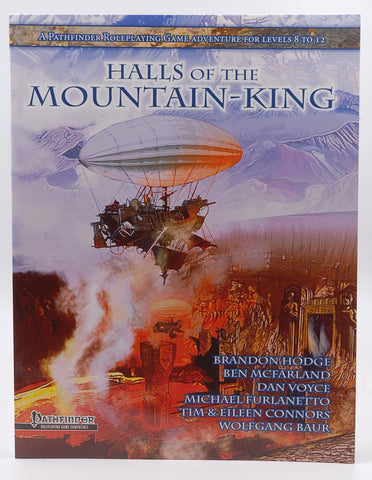 Halls of the Mountain King: Pathfinder Roleplaying Game Edition, by Hodge, Brandon,McFarland, Ben,Furlanetto, Michael,Connors, Tim,Connors, Eileen,Voyce, Dan,Baur, Wolfgang