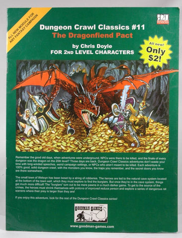 Dungeon Crawl Classics #11: The Dragonfiend Pact, by Doyle, Chris