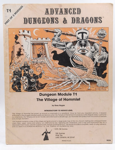The Village Of Hommlet - Dungeon Module T1, by E. Gary Gygax