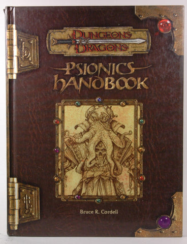 Psionics Handbook (Dungeons & Dragons d20 3.0 Fantasy Roleplaying), by Bruce R. Cordell