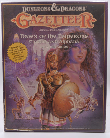 Dawn of the Emperors: Thyatis and Alphatia (Dungeons and Dragons Gazetteer Official Game Accessory), by Allston, Aaron