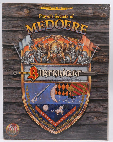 AD&D Birthright Player's Secret of Medoere, by Bill Slavicsek