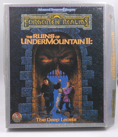 The Ruins of Undermountain II: The Deep Levels (Forgotten Realms Campaign Adventure), by Ritchie, Norm, Rabe, Jean, Bingle, Donald
