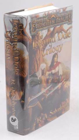 Forgotten Realms Icewind Dale: The Crystal Shard + Streams of Silver + The Halfling's Gem (Forgotten Realms Icewind Dale Trilogy), by R.A. Salvatore Signed First Edition