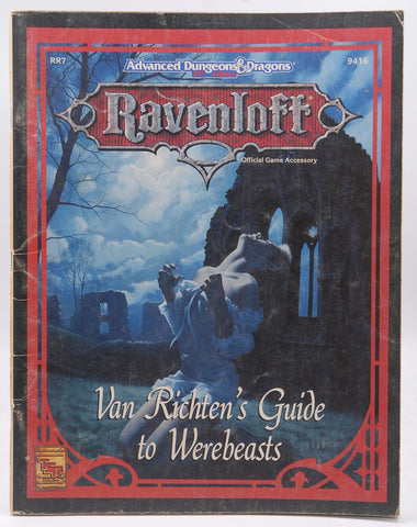 Van Richten's Guide to Werebeasts (Advanced Dungeons & Dragons) by TSR Inc (1993-08-07), by