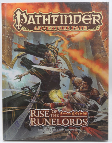 Pathfinder RPG Rise of the Runelords Anniversary Edition VG+, by Staff