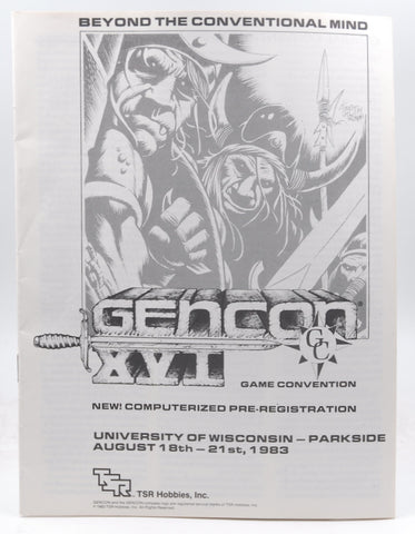 GenCon XVI 16 Game Convention Handbook 1983, by Staff