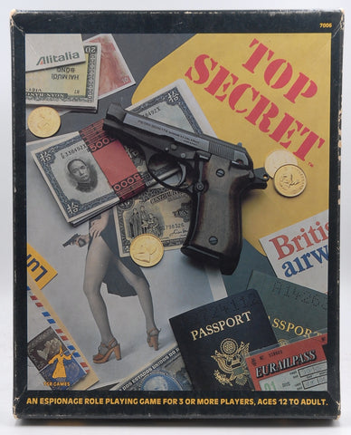 Top Secret: An Espionage Role Playing Game, by Rasmussen, Merle M