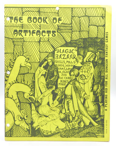 The Book of Artifacts : A Playing Aid for all Dungeon Fantasy Games, by
