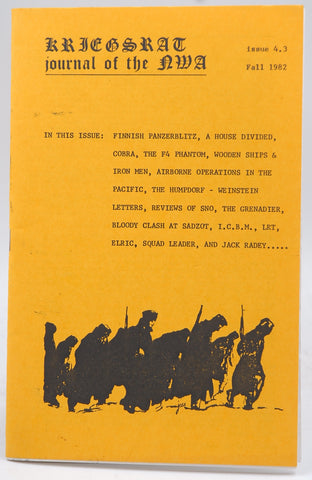 Kriegsrat Journal of the NWS Issue 4.3 Fall 1982, by Mike Benninghof, et al