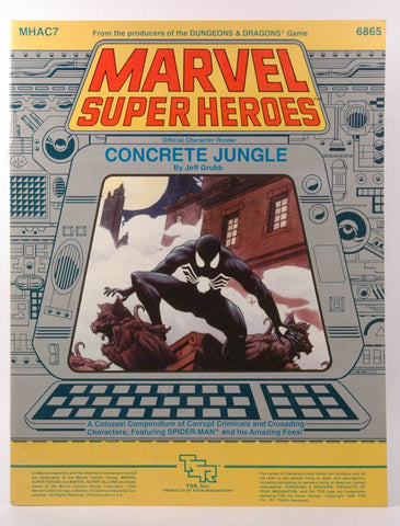 Concrete Jungle (Marvel Super Heroes Accessory MHAC7), by Grubb, Jeff