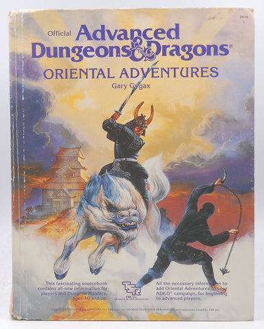 Oriental Adventures: The Rulebook for AD&D Game Adventures in the Mystical World of the Orient (Official Advanced Dungeons & Dragons), by Marcela-Froikeval, Francois, Cook, David, Gygax, Gary