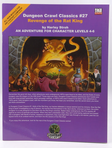 Dungeon Crawl Classics 27: Revenge of the Rat King, by Stroh, Harley
