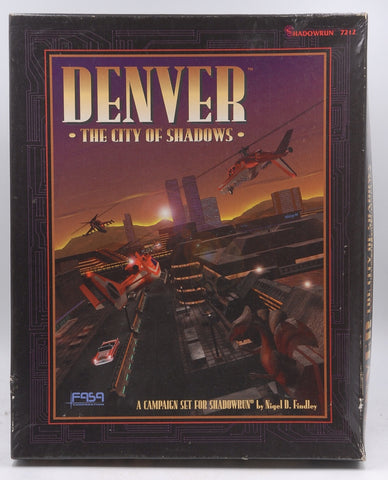 Shadowrun RPG Denver City of Shadows Campaign Box, by Nigel D Findley