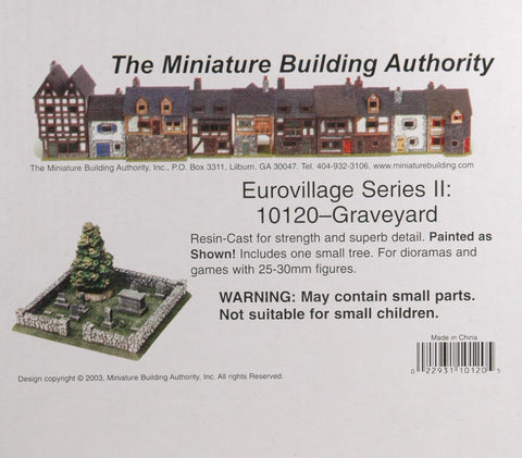 MBA Miniature Building Authority 10120 Graveyard Eurovillage Series II, by