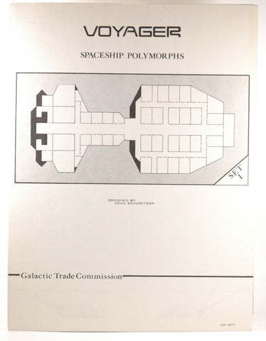 Voyager Spaceship Polymorphs 15mm no 201, by John Schweitzer