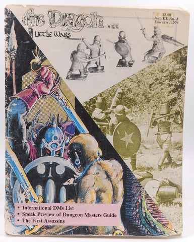 Dragon #22 V. 3 #8 Feb. 1979 Little Wars Dungeon Masters Guide Preview Gygax, by TSR Periodicals