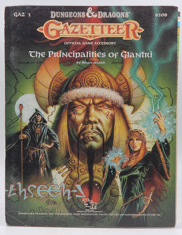 D&D Gazetteer GAZ3 The Principalities of Glantri G+, by Bruce Heard