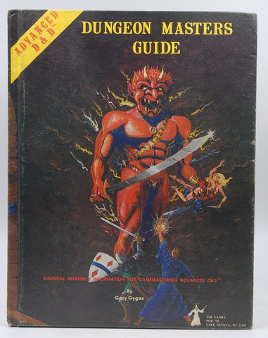 AD&D 1st Printing Dungeon Masters Guide VG+, by Gary Gygax