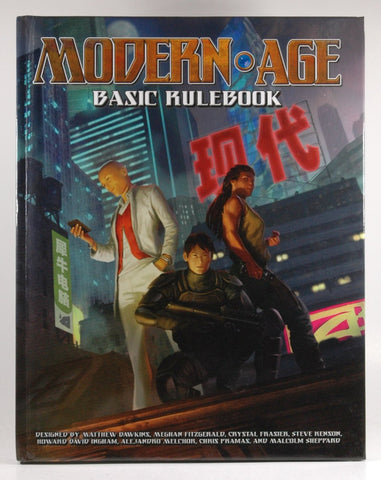 Modern AGE Basic Rulebook, by Sheppard, Malcolm,Pramas, Chris,Melchor, Alejandro,Kenson, Steve,Ingham, Howard,Fitzgerald, Meghan,Dawkins, Matthew