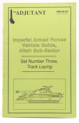 Traveller RPG The Adjutant Set 3 Track Laying VG+, by Staff