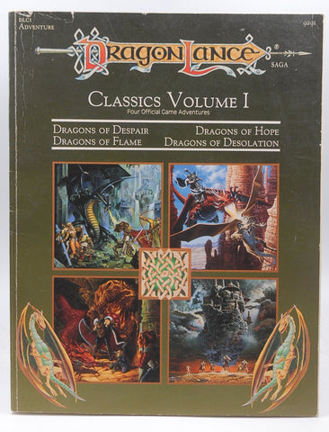Dragonlance Classics, Vol. 1 (Advanced Dungeons & Dragons module DLCI), by Niles & Dobson, Hickman, Tracy