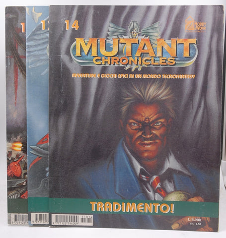 Lot/Collection of 3 Mutant Chronicles Italian Version, by Staff