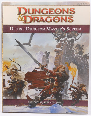 D&D 4e Deluxe Dungeon Master's Screen VG++, by Staff