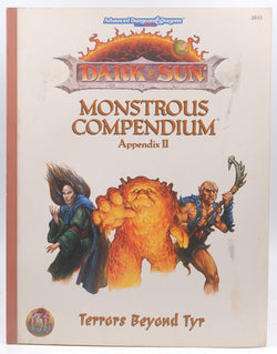 Terrors Beyond Tyr (Advanced Dungeons & Dragons, 2nd Edition : Dark Sun Monstrous Compendium Appendix II), by   