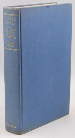 Richard Strauss: A critical study of the operas, by mann, thomas
