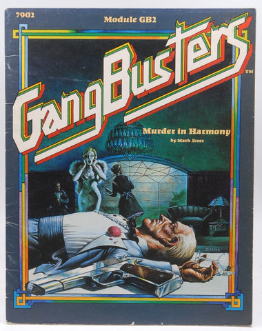Gangbusters RPG Murder in Harmony GB2 VG+, by Mark Acres