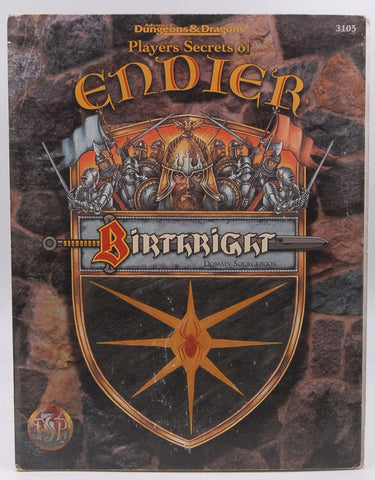 Birthright : Player's Secrets of Endier, by McComb, Colin