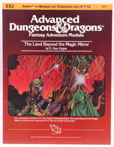 AD&D EX2 The Land Beyond the Magic Mirror G+, by Gary Gygax