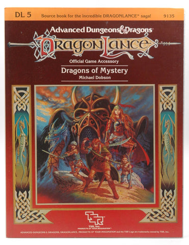 AD&D DL5 Dragons of Mystery VG++ Higher End, by Michael Dobson