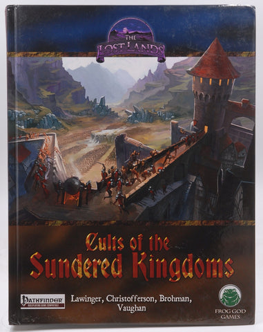 Frog God Games The Lost Lands: Cults of the Sundered Kingdoms (Pathfinder) HC, by David Brohman