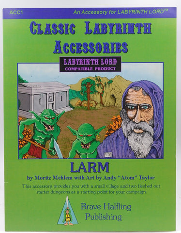Labyrinth Lord RPG LARM Classic Labyrinth Accessories, by Moritz Mehlem, et all