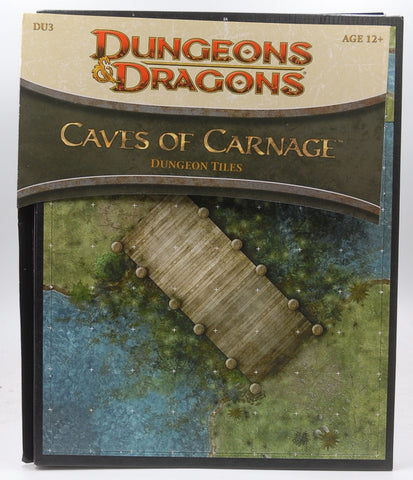 Caves of Carnage: Dungeon Tiles Set DU3 (D&D Accessory), by