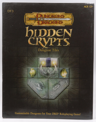 Hidden Crypts Dungeon Tiles, Set 3 (Dungeons & Dragons Accessory), by Wizards Team