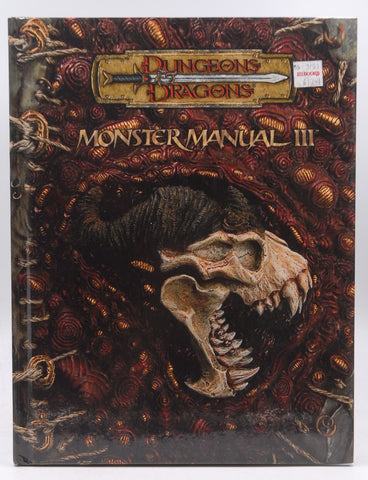 Monster Manual III (Dungeons & Dragons d20 3.5 Fantasy Roleplaying Supplement) (No. 3), by Wizards Of The Coast
