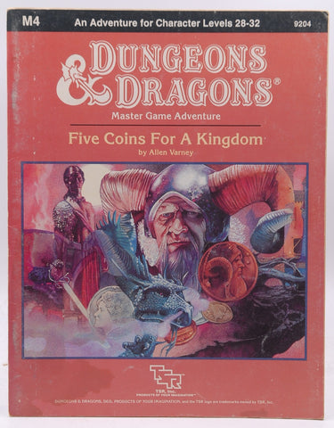 D&D M4 Five Coins for a Kingdom Fair Play Copy, by Allen Varney