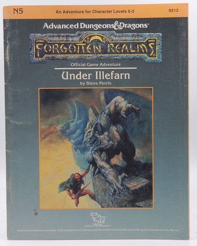 AD&D N5 Under Illefarn Forgotten Realms, by Steve Perrin