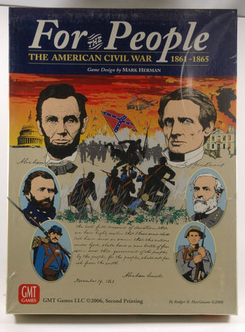For the People Wargame The American Civil War 1861-1865, by