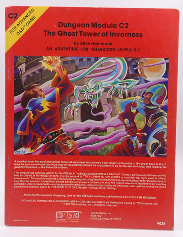 The Ghost Tower of Inverness (Advanced Dungeons & Dragons module C2), by Hammack, Allen