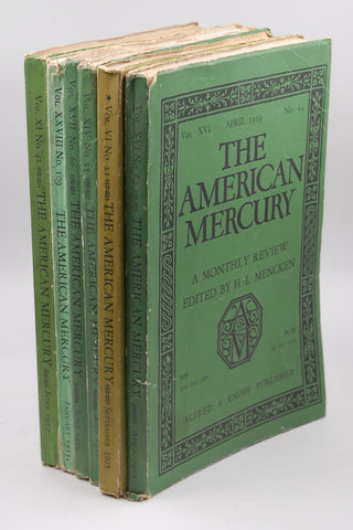 Six issues of the American Mercury 1925-1933, by Various