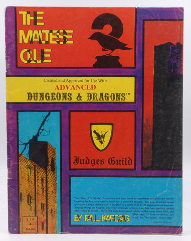 The Maltese Clue: Created and Approved For Use with Advanced Dungeons & Dragons, by Karczag, Paul ; Preus, Ree ; Holmer, Debbi ; Sering, Dave ; Siembieda, Kevin ; Bingham, Bob